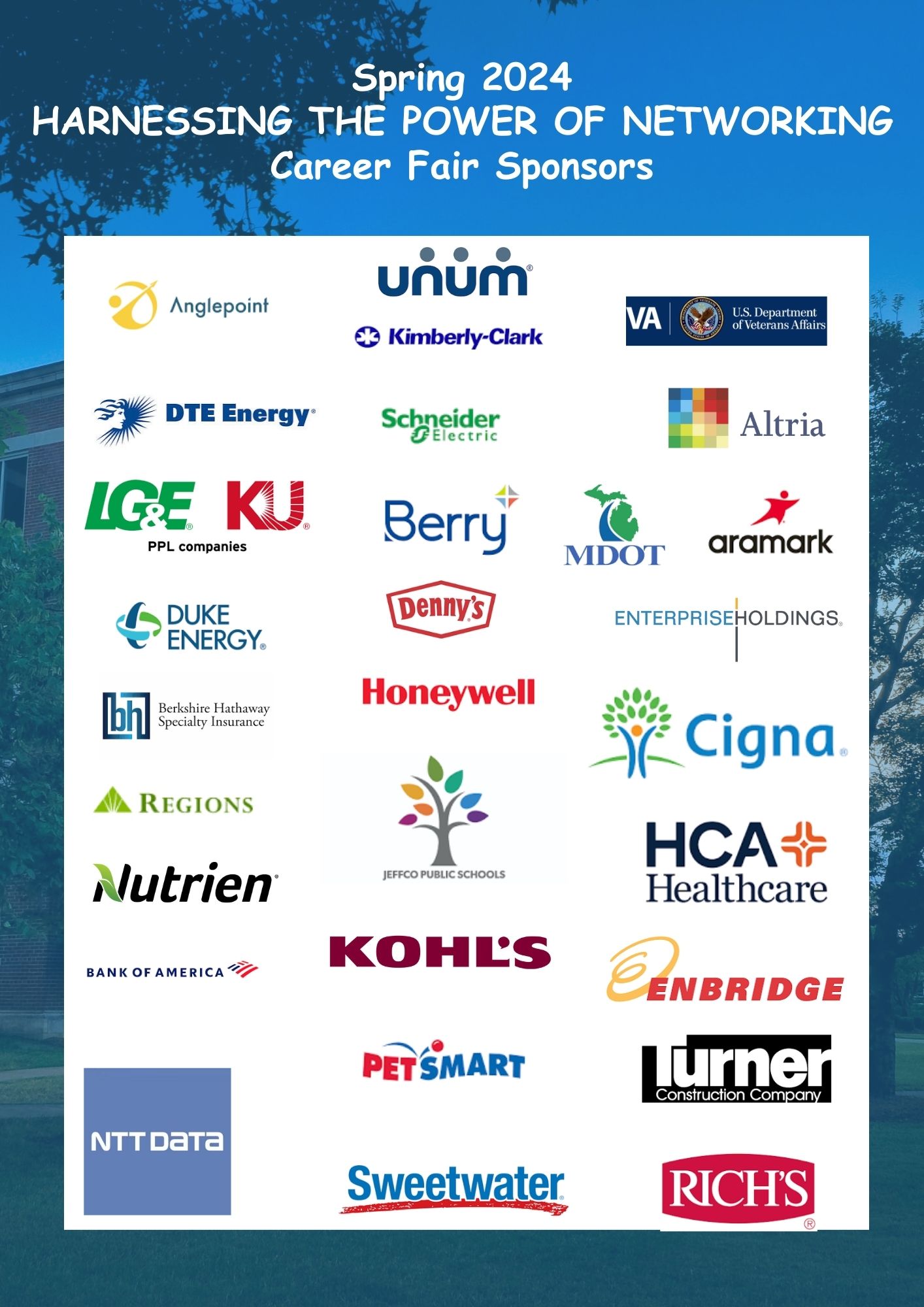 Career Fair   Sponsors Career Fair Spring 2024 